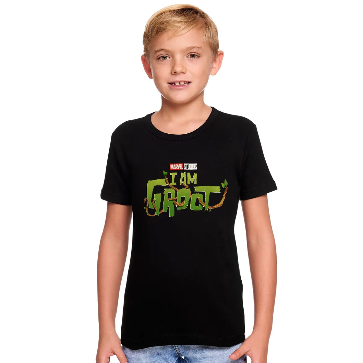 Guardians of the Galaxy - I Am Groot T-Shirt Kinder schwarz
