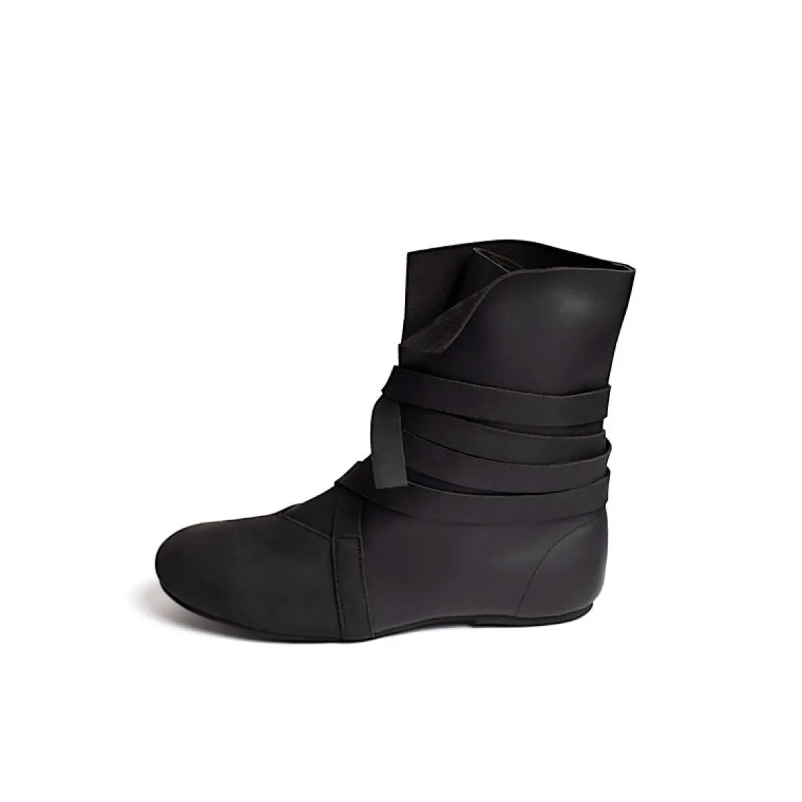 Haithabu Stiefel aus Nubukleder Floki schwarz