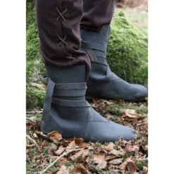 Haithabu Stiefel aus Nubukleder Floki schwarz