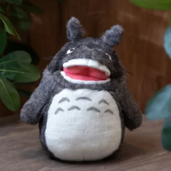 Happy Totoro Plüsch Figur grau