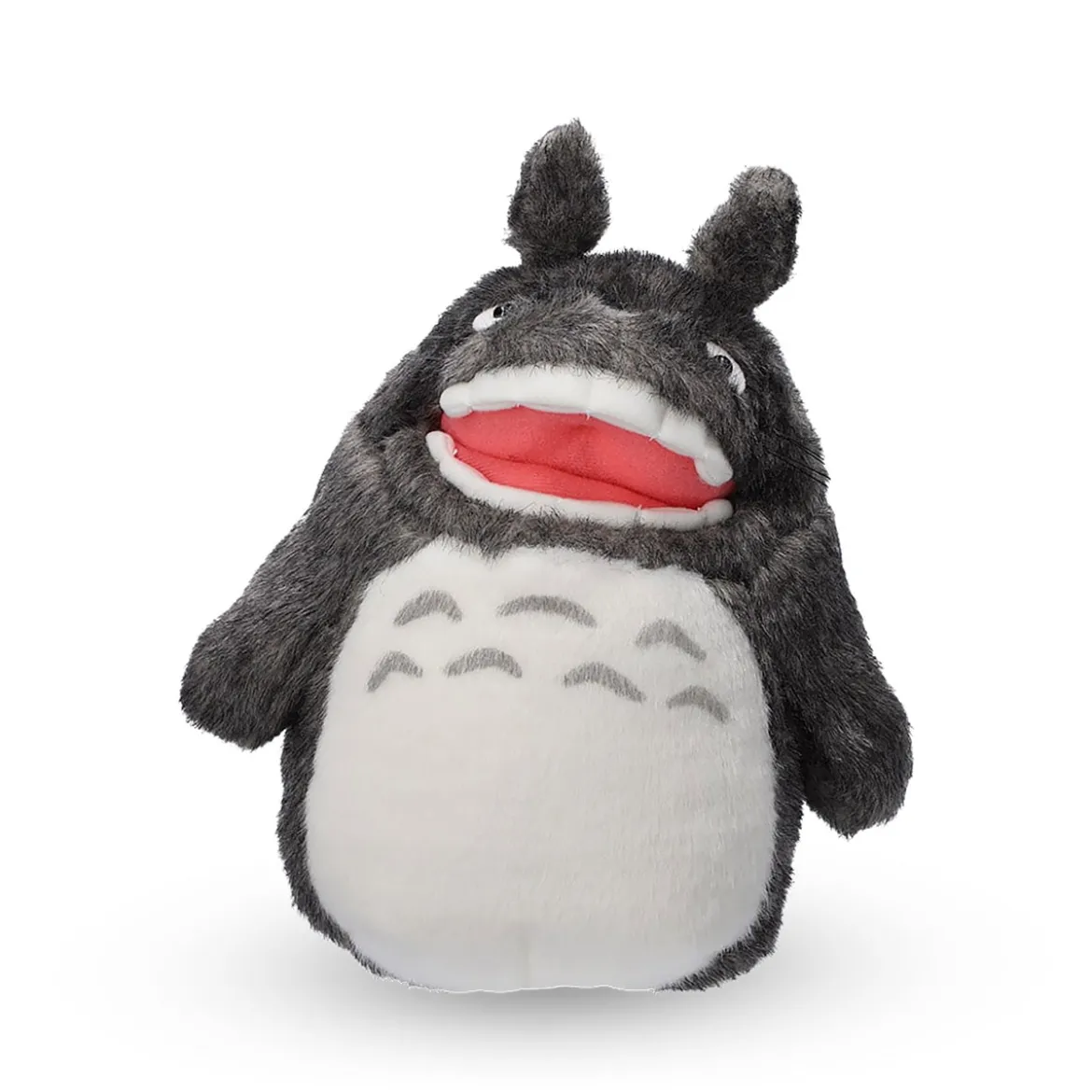 Happy Totoro Plüsch Figur grau