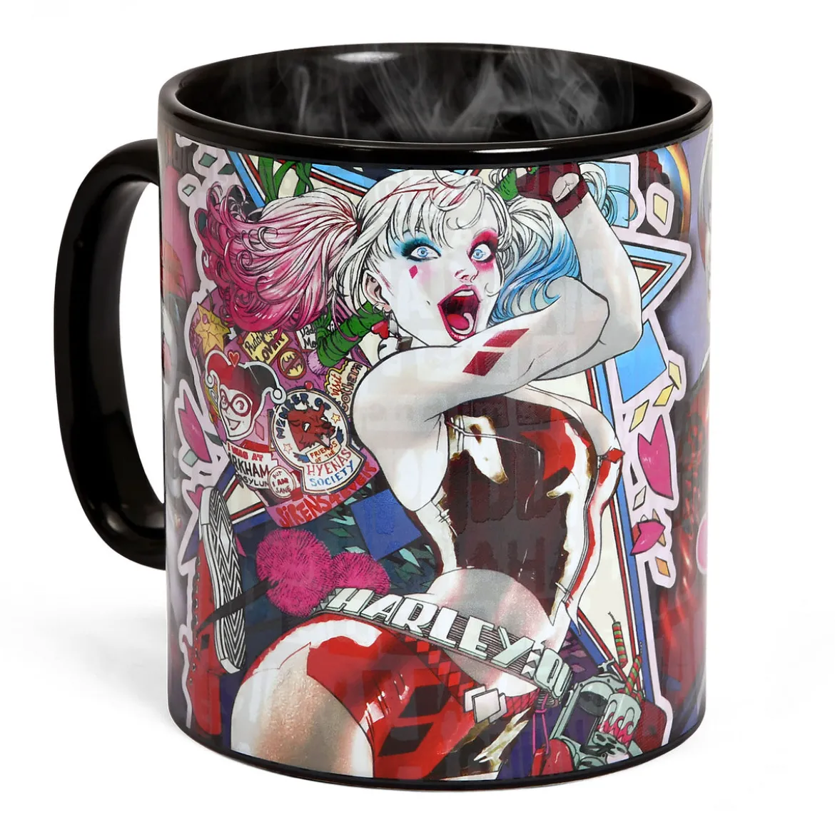 Harley Quinn Comic Thermoeffekt Tasse