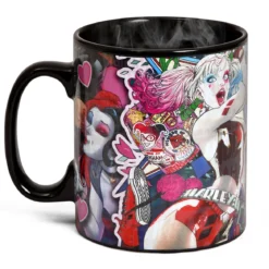 Harley Quinn Comic Thermoeffekt Tasse