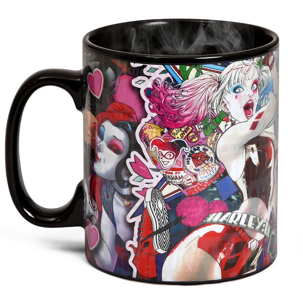 Harley Quinn Comic Thermoeffekt Tasse