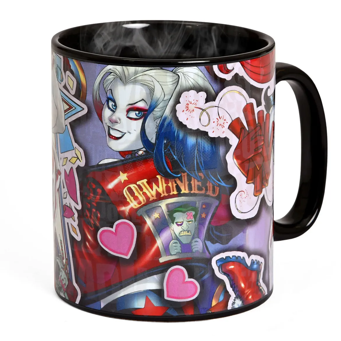 Harley Quinn Comic Thermoeffekt Tasse