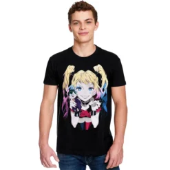 Harley Quinn - Puppets T-Shirt schwarz