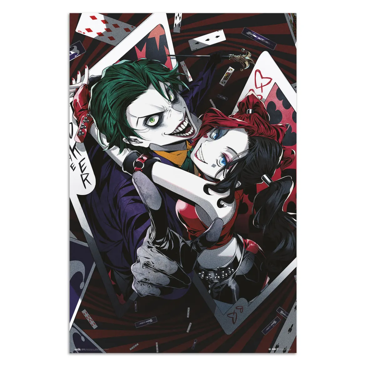 Harley Quinn und Joker Anime Maxi Poster