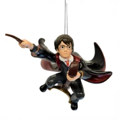 Harry mit Nimbus 2000 Weihnachtsbaum-Schmuck - Harry Potter