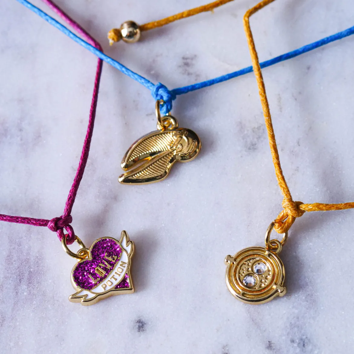 Harry Potter - Armbänder 3er Set mit Anhänger