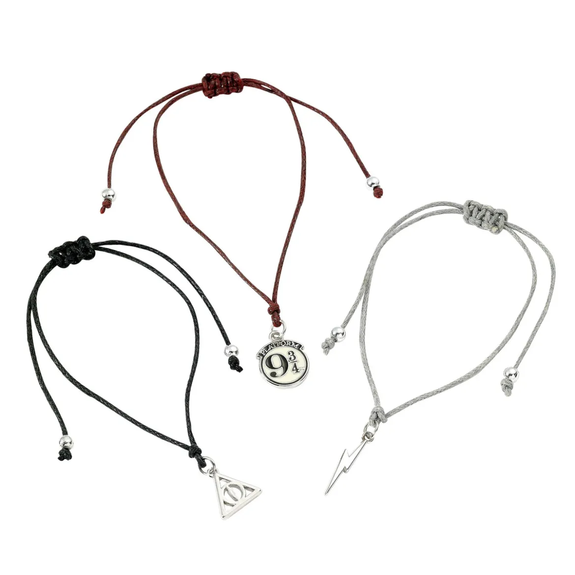 Harry Potter - Armbänder mit Anhänger 3er Set