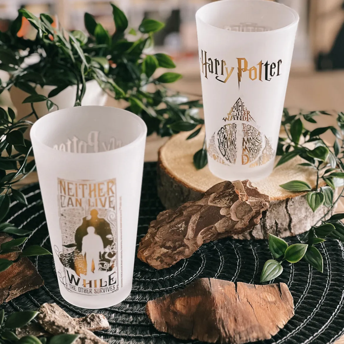 Harry Potter - Deathly Hallows Gläser 2er Set
