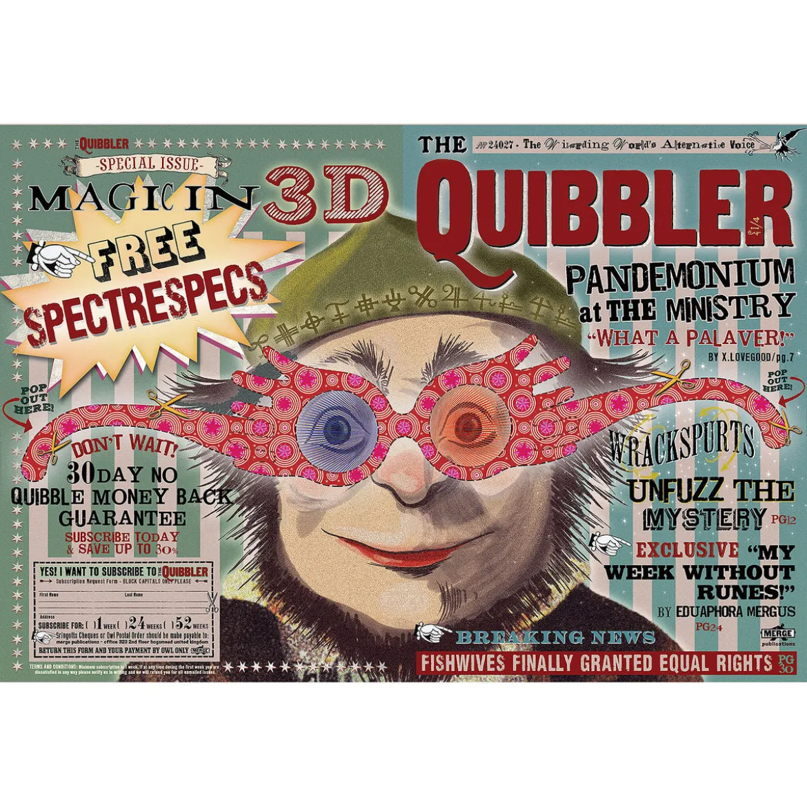 Harry Potter - Der Klitterer Cover Premium Puzzle