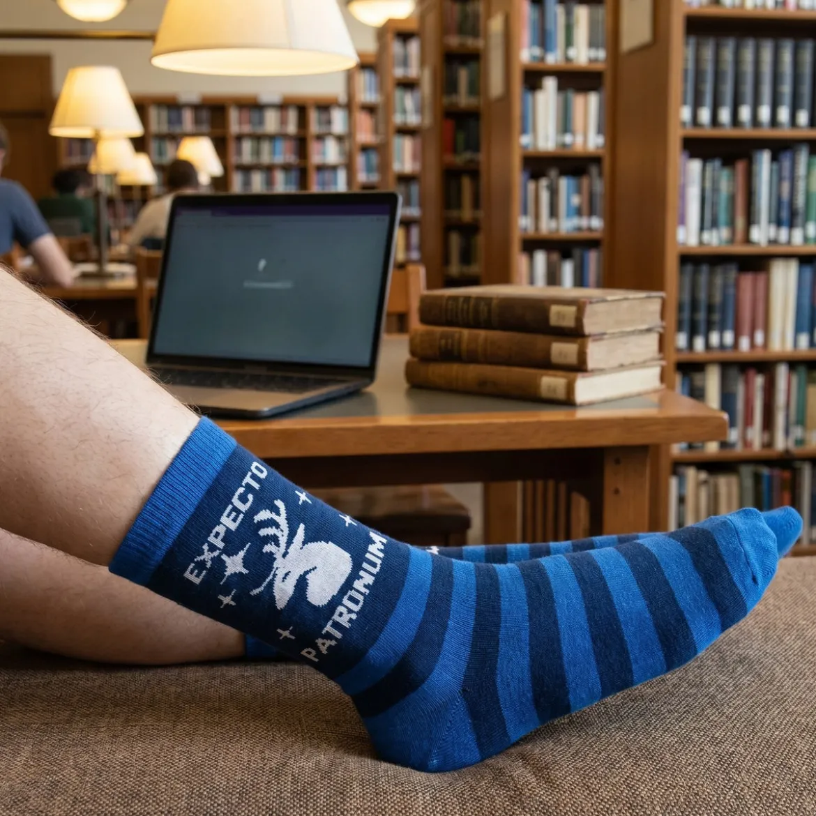Harry Potter - Expecto Patronum Socken blau