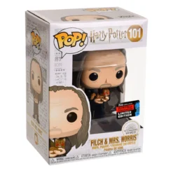 Harry Potter - Filch mit Mrs. Norris Yule Ball Funko Pop Figur