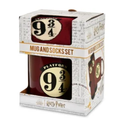 Harry Potter - Gleis 9 3/4 Socken und Tasse