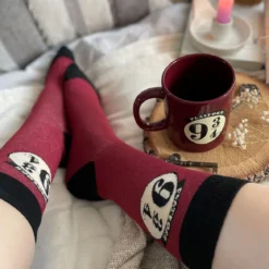 Harry Potter - Gleis 9 3/4 Socken und Tasse