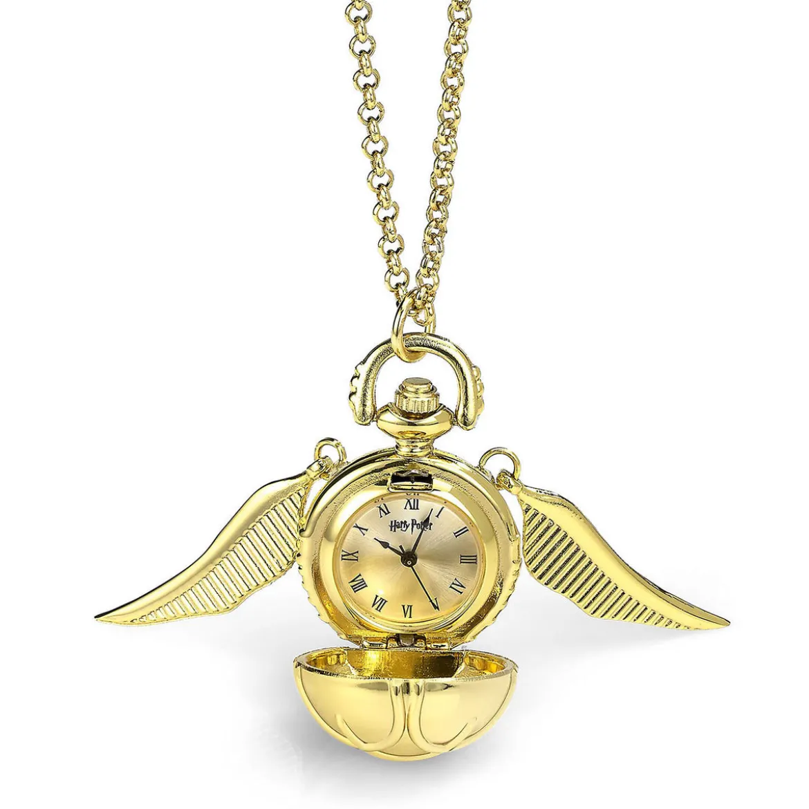 Harry Potter - Goldener Schnatz Kette mit Uhr