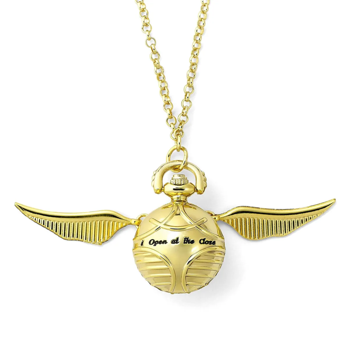 Harry Potter - Goldener Schnatz Kette mit Uhr