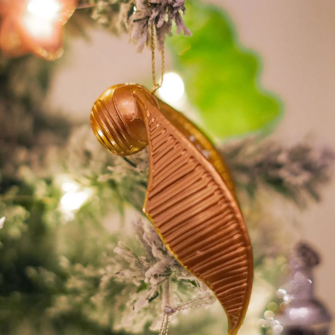 Harry Potter - Goldener Schnatz Weihnachtsbaum-Schmuck