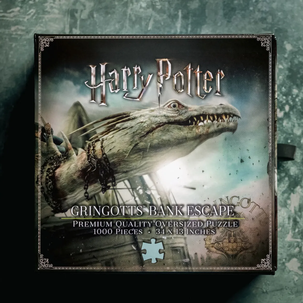 Harry Potter - Gringotts Bank mit Drache Premium Puzzle