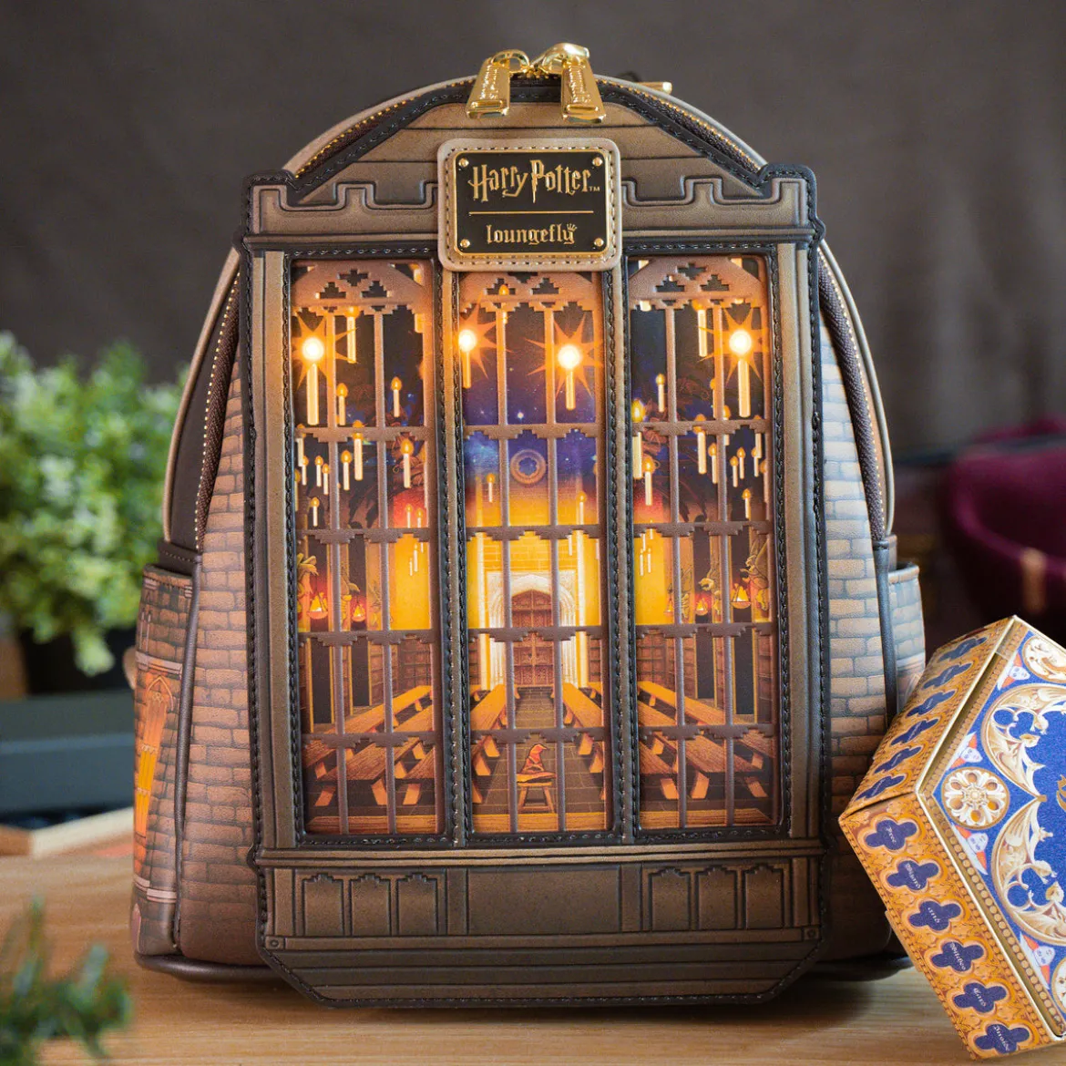 Harry Potter - Große Halle Mini Rucksack mit Licht
