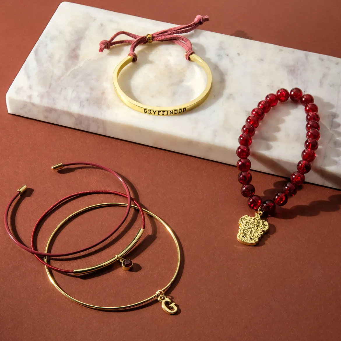 Harry Potter - Gryffindor Armbänder 5er Set