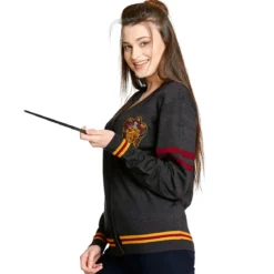 Harry Potter - Gryffindor Cardigan mit Wappen
