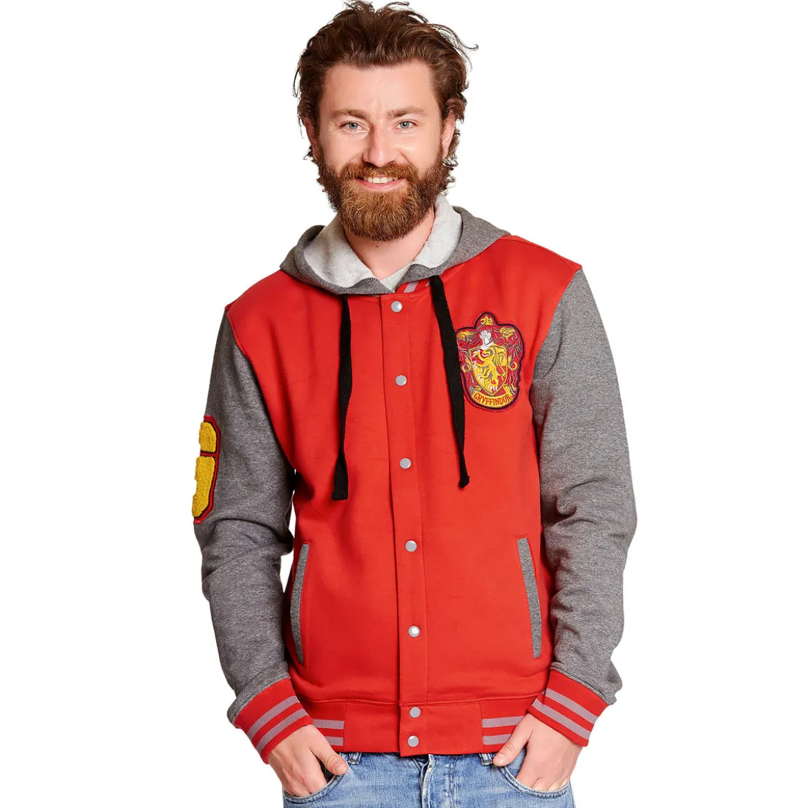 Harry Potter - Gryffindor College Jacke mit Kapuze