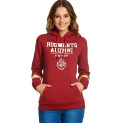 Harry Potter - Gryffindor Hogwarts Alumni Hoodie Damen rot