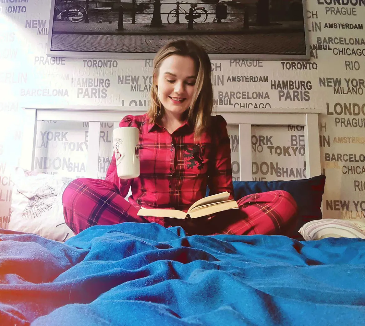 Harry Potter - Gryffindor Karo Pyjama Damen rot
