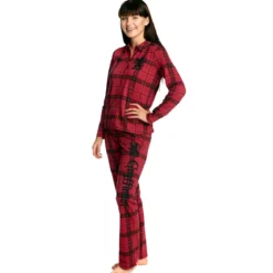 Harry Potter - Gryffindor Karo Pyjama Damen rot