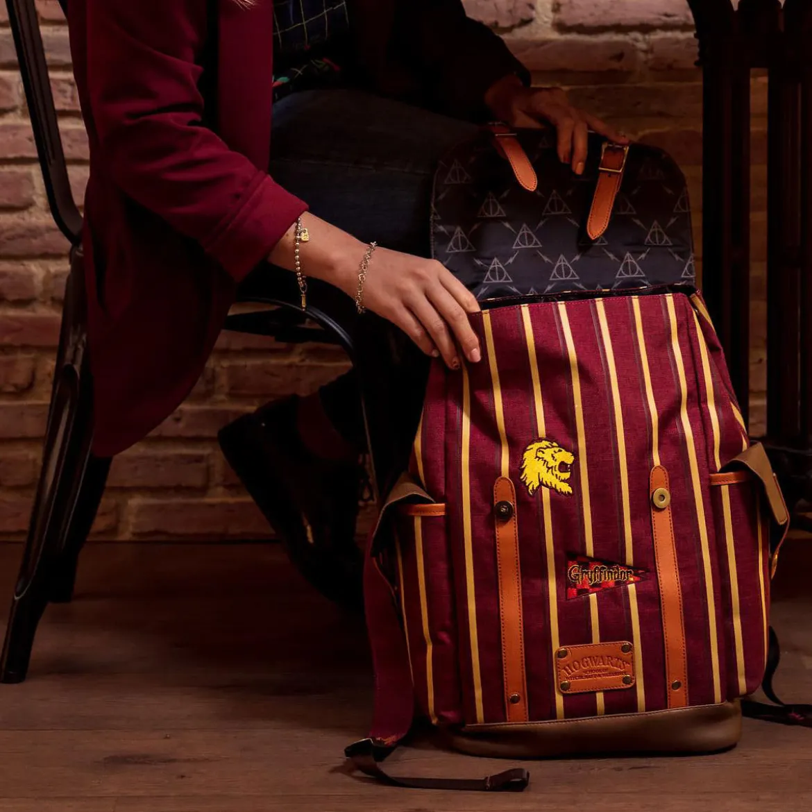 Harry Potter - Gryffindor Stripes Rucksack