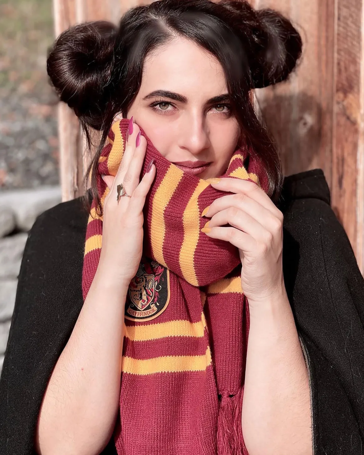 Harry Potter - Gryffindor Strickschal gelb-rot