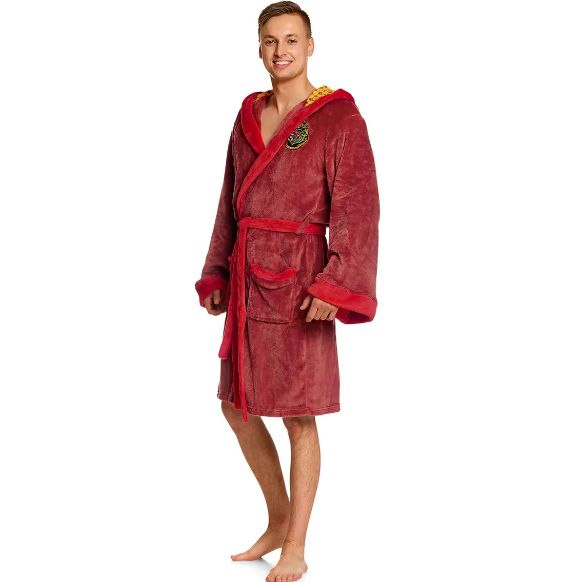 Harry Potter - Gryffindor Wappen Bademantel rot