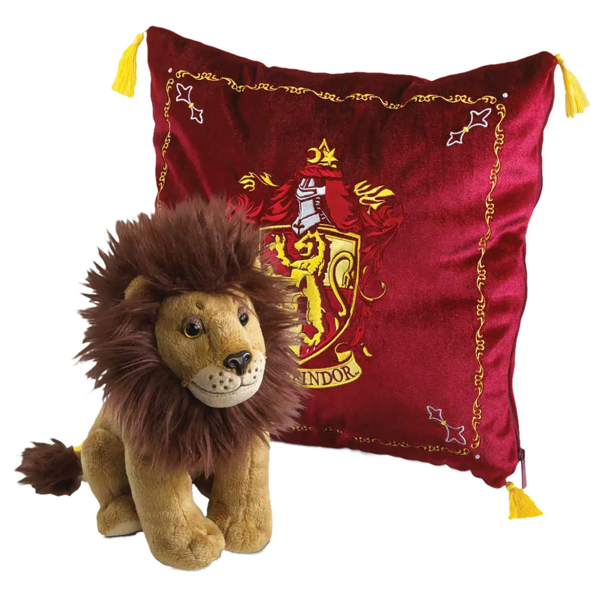 Harry Potter - Gryffindor Wappen Kissen mit Plüsch Figur