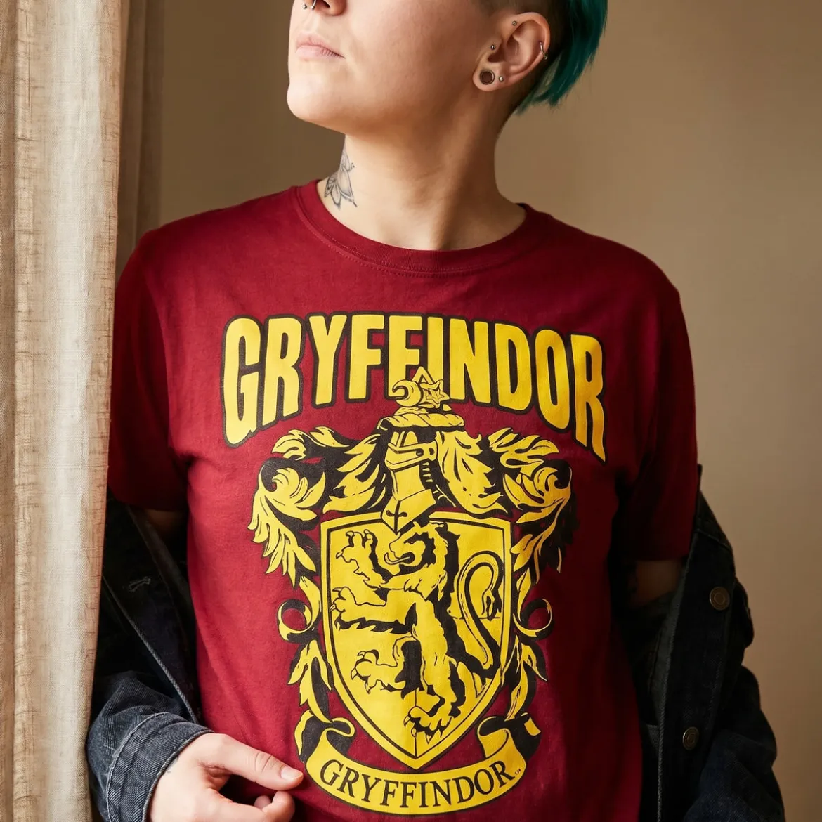 Harry Potter - Gryffindor Wappen T-Shirt rot