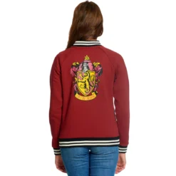Harry Potter - Gryffindor Wappen College Jacke Damen rot