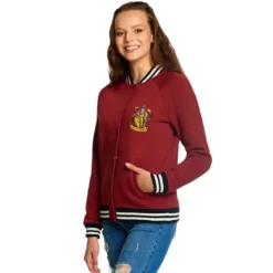 Harry Potter - Gryffindor Wappen College Jacke Damen rot