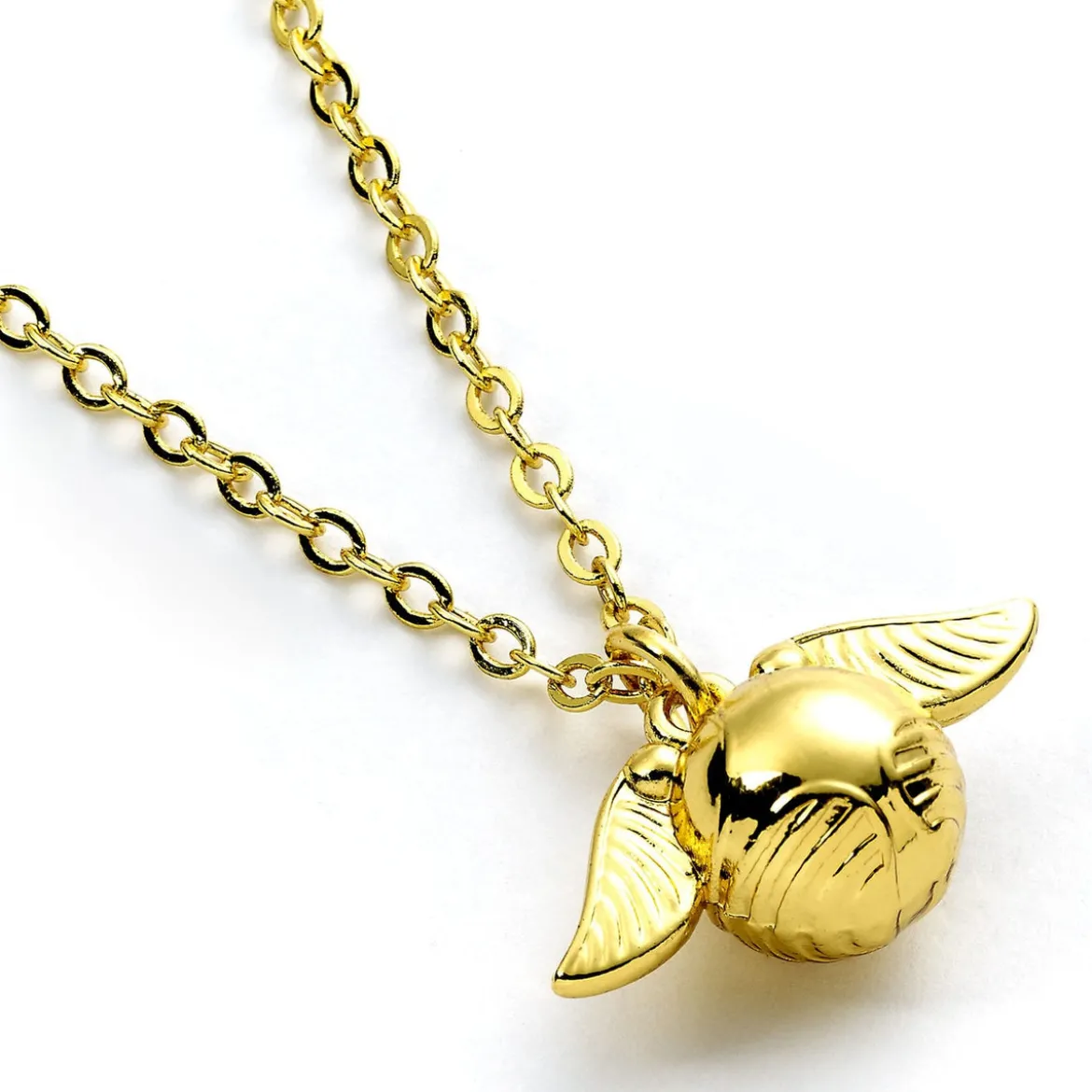 Harry Potter Halskette Golden Snitch Anhänger (Goldfarben)