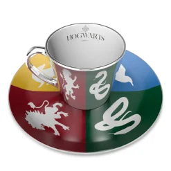 Harry Potter - Hauswappen Spiegeltasse mit Teller