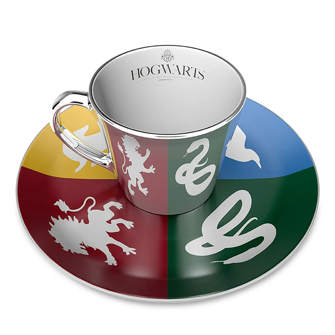 Harry Potter - Hauswappen Spiegeltasse mit Teller