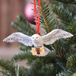 Harry Potter - Hedwig mit Hogwarts Brief Weihnachtsbaum-Schmuck