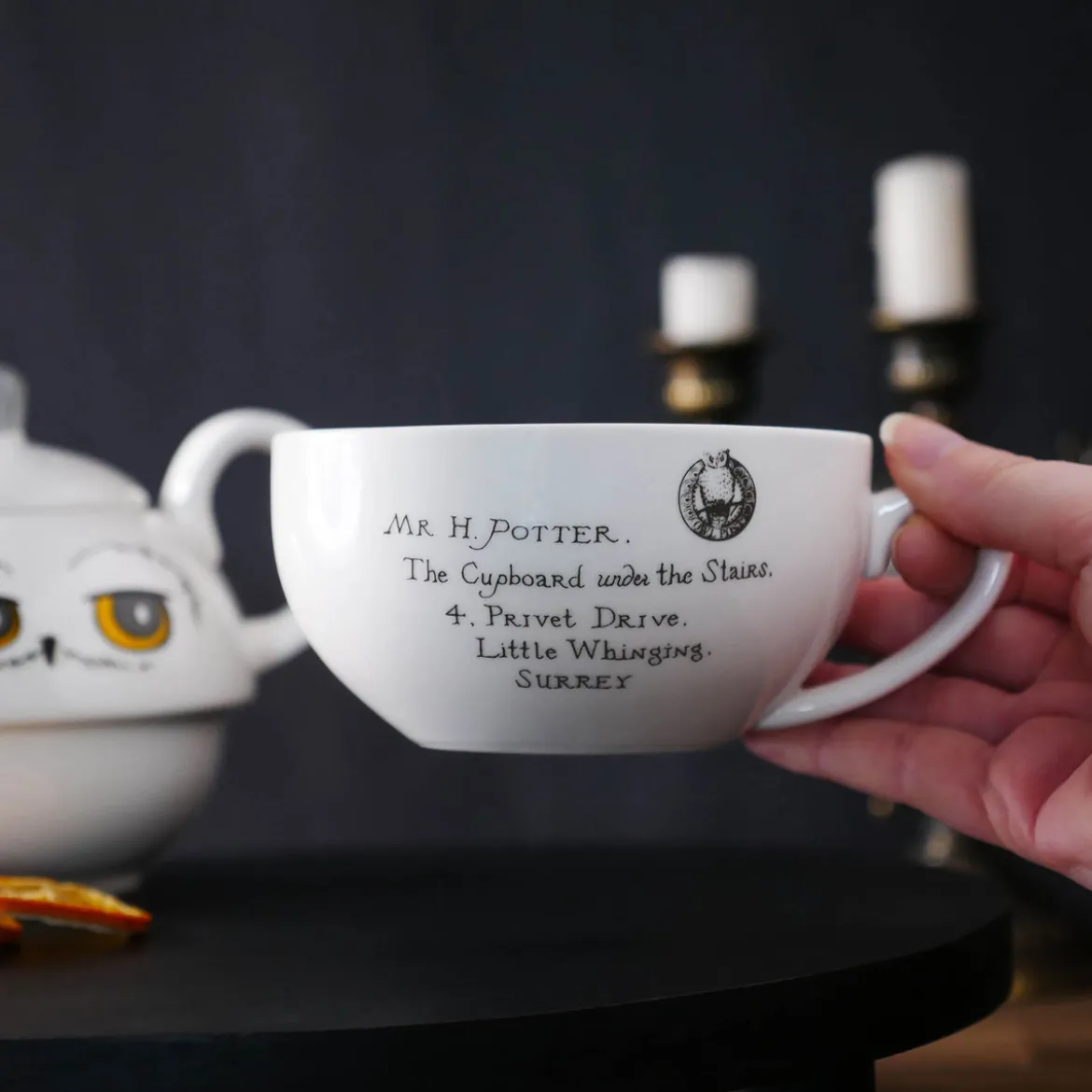 Harry Potter - Hedwig Teekanne mit Tasse