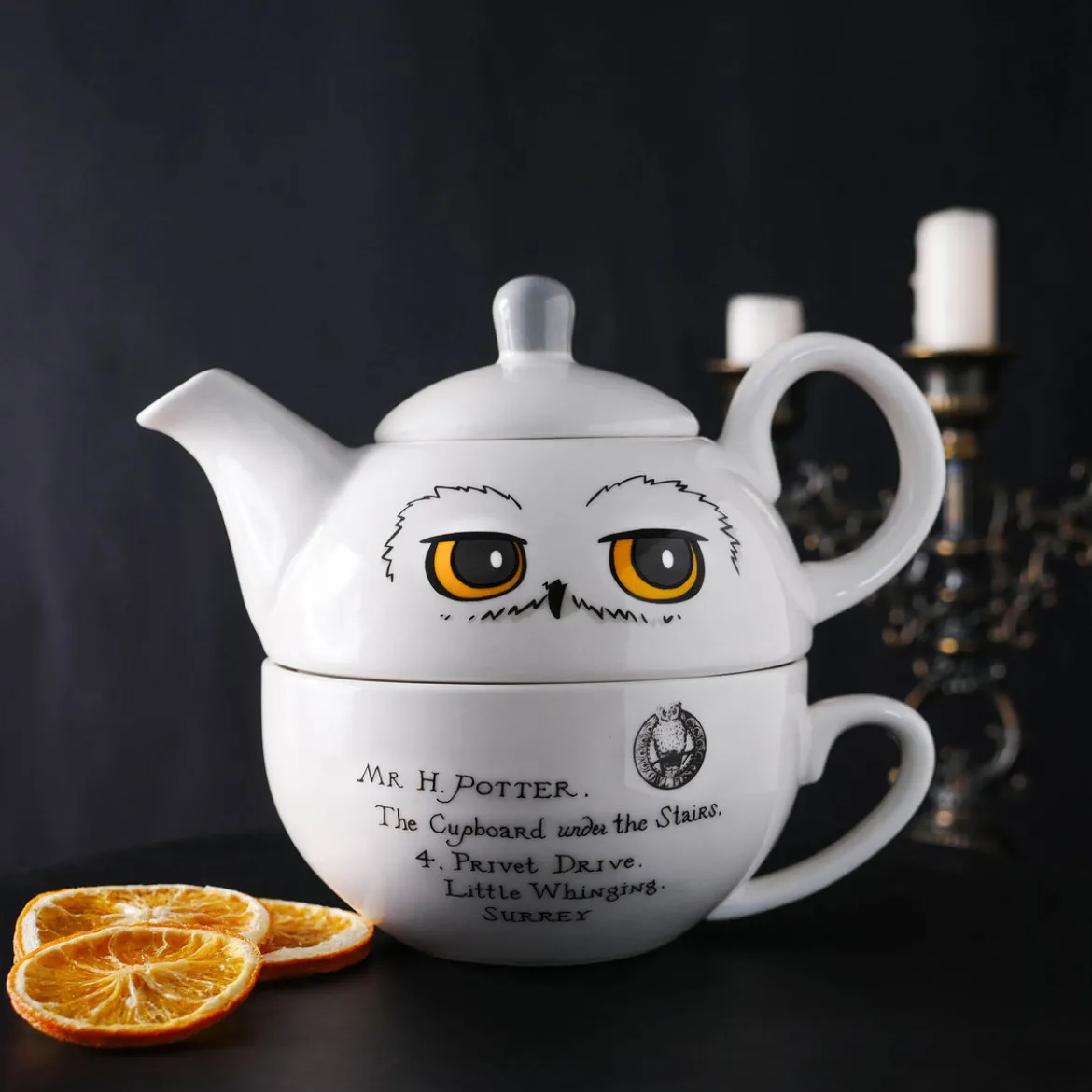 Harry Potter - Hedwig Teekanne mit Tasse