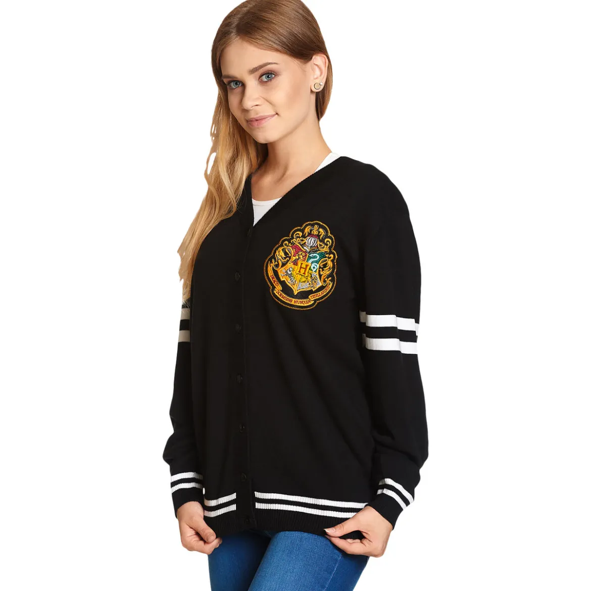 Harry Potter - Hogwarts Cardigan mit Wappen