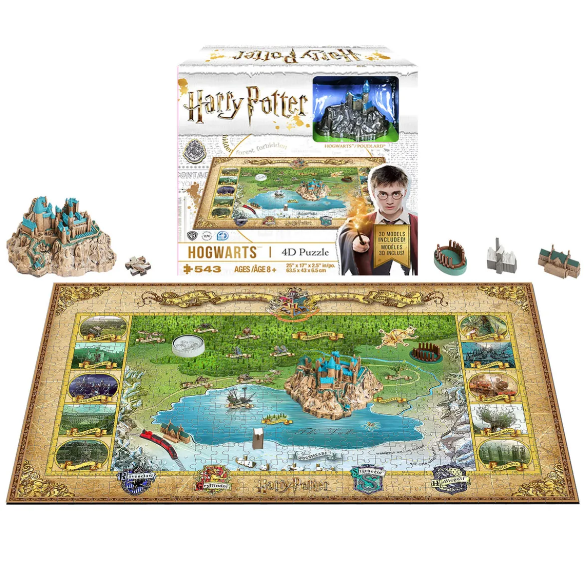 Harry Potter - Hogwarts 4D Mini Puzzle