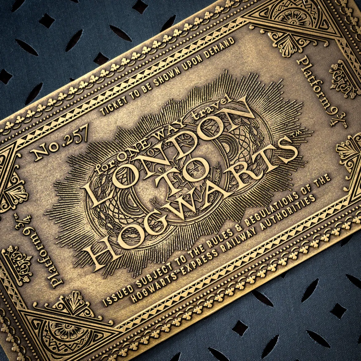 Harry Potter - Hogwarts Express Antik Ticket Replik limitiert