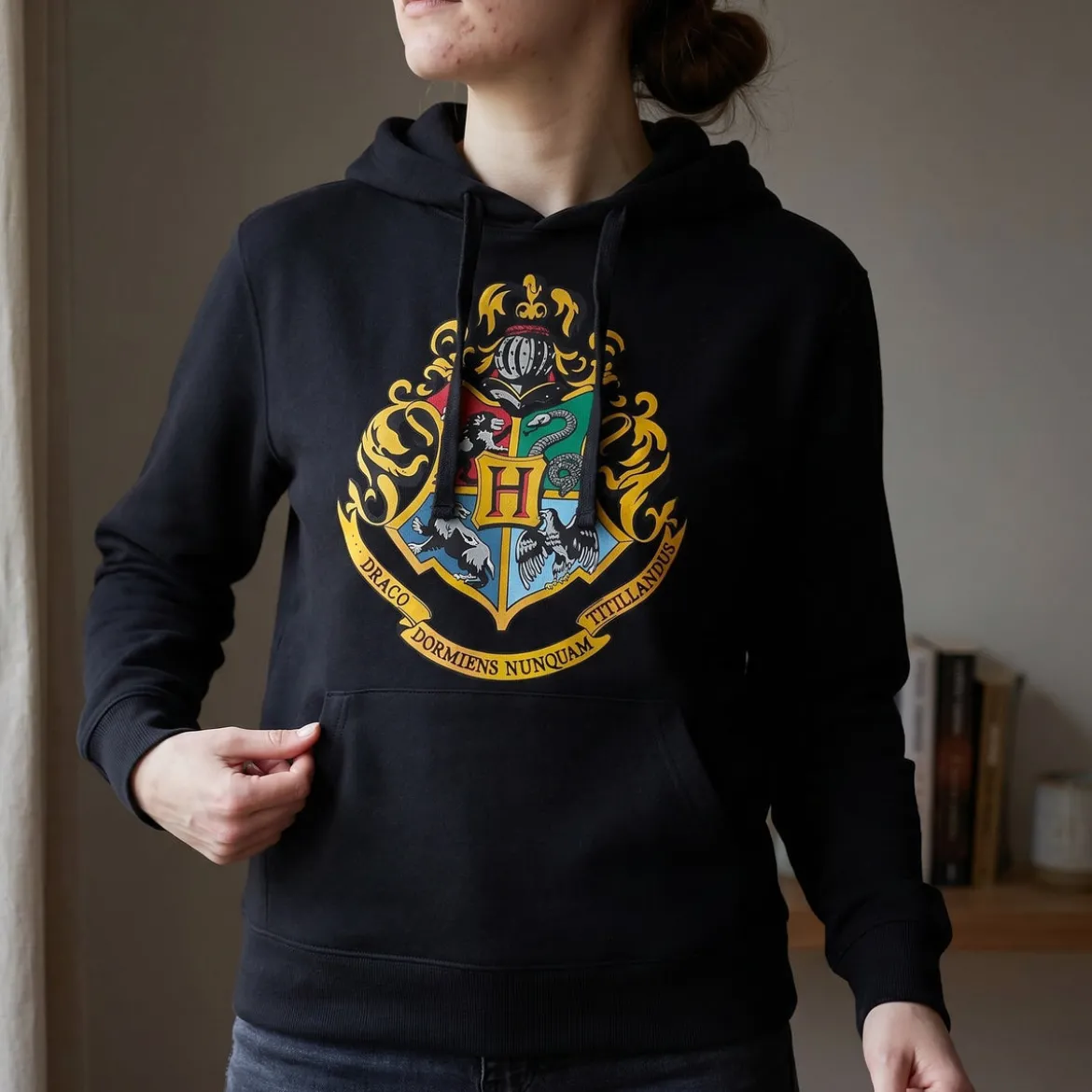 Harry Potter - Hogwarts Hoodie schwarz