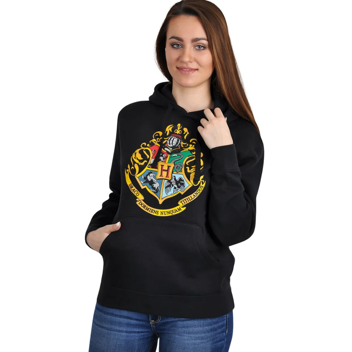 Harry Potter - Hogwarts Hoodie schwarz