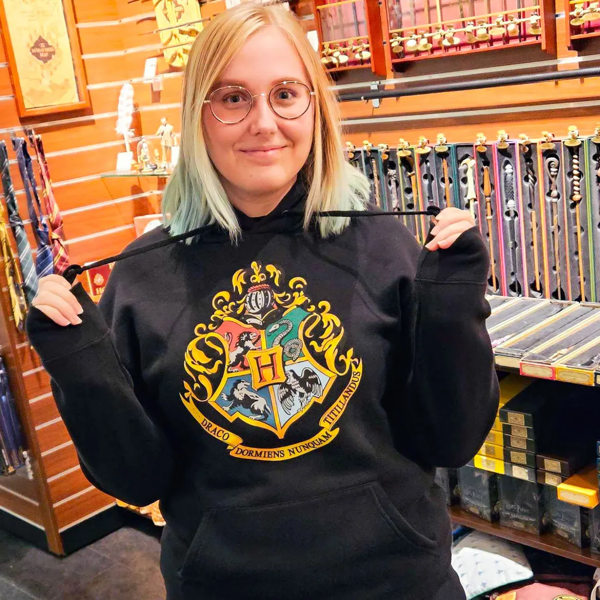 Harry Potter - Hogwarts Hoodie schwarz